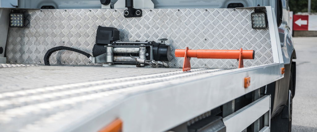 Tow Truck Equipped with Vehicle Recovery Gear